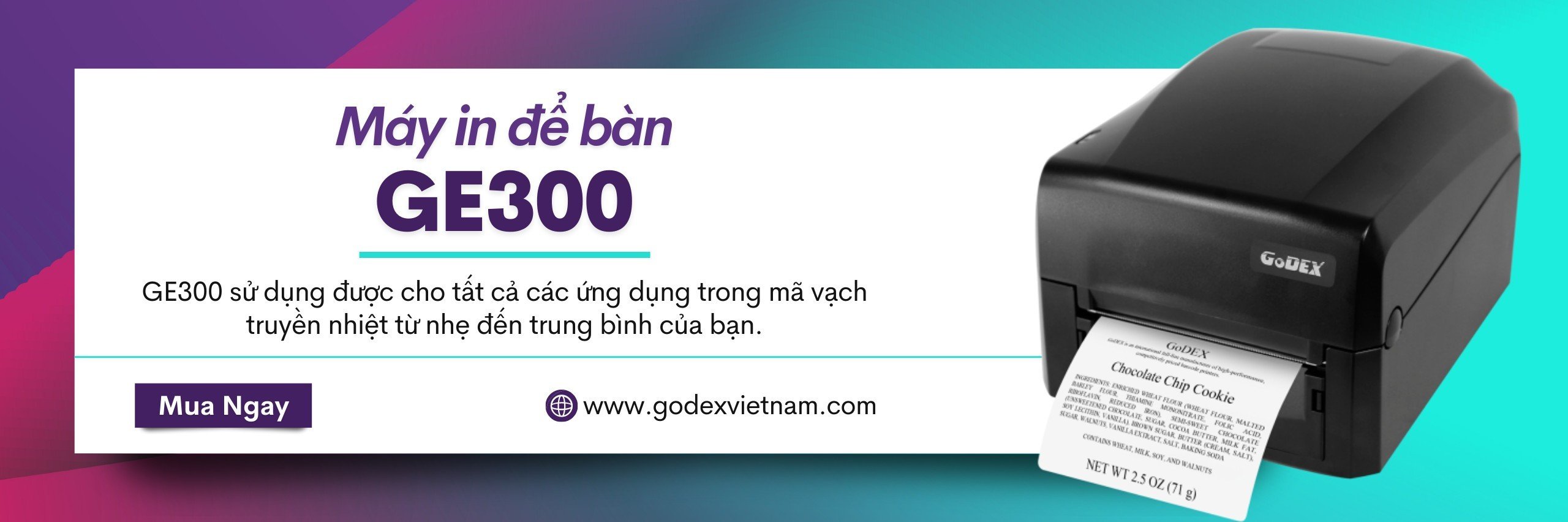 Máy in godex GE300 chính hanngx