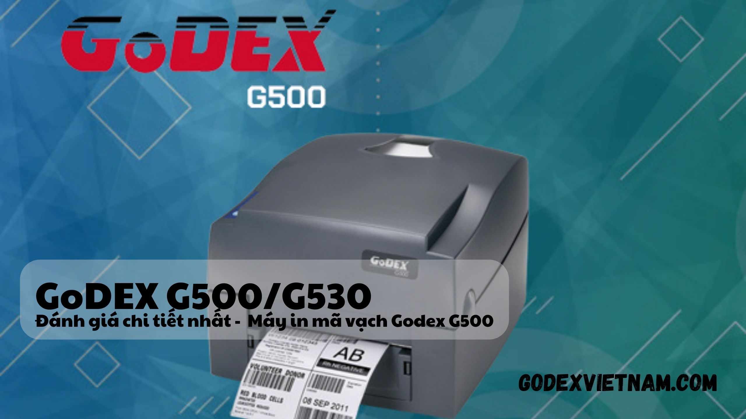 Máy in mã vạch godex g500