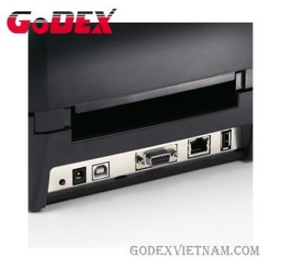 Máy in godex RT730i hỗ trợ nhiều cổng sạc